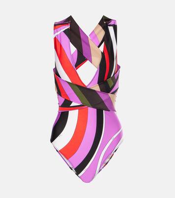 Bañador Iride con cuello halter | Pucci