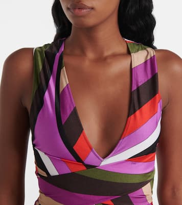 Bañador Iride con cuello halter | Pucci