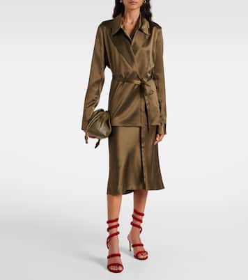 Sandalen Cleo 80 aus Samt | Rene Caovilla