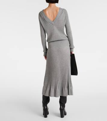 Midikleid Eden aus einem Wollgemisch | Proenza Schouler