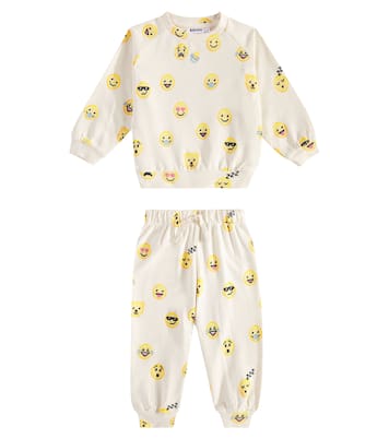 Baby Simeon jersey sweatshirt and sweatpants set | Molo