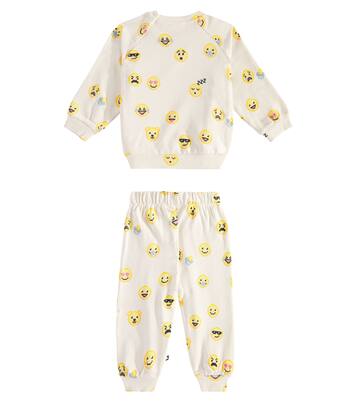 Baby Simeon jersey sweatshirt and sweatpants set | Molo