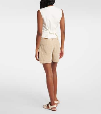 Norah embroidered cotton and linen vest | Rixo