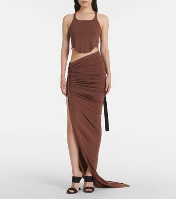 DRKSHDW Cropped-Top aus Baumwoll-Jersey | Rick Owens