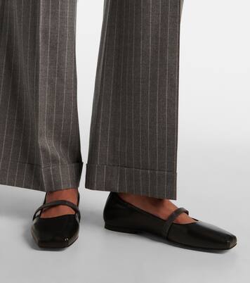 Ballerines Monili en cuir | Brunello Cucinelli