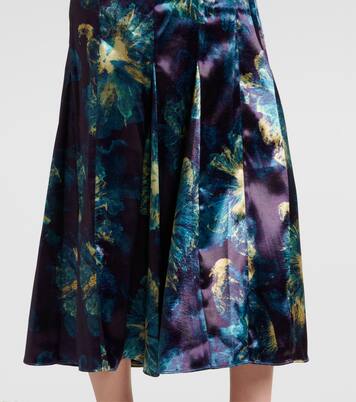 Midikleid Azrou aus Satin | Ulla Johnson