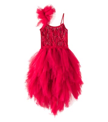 Ruby Dazzle embellished tulle dress | Tutu Du Monde