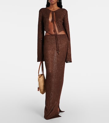 Maxirock Alma mit Pailletten | Bananhot