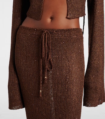 Maxirock Alma mit Pailletten | Bananhot