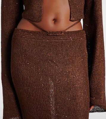 Maxirock Alma mit Pailletten | Bananhot