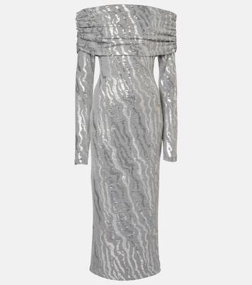 Robe midi à sequins | Rotate