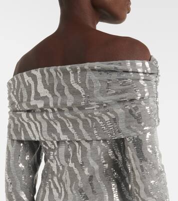 Robe midi à sequins | Rotate