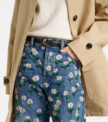 Blondie Interlocking G leather belt | Gucci