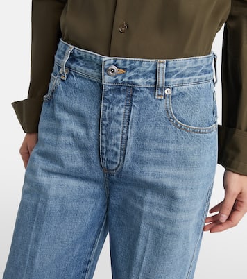 Jeans a gamba larga e vita alta | Bottega Veneta