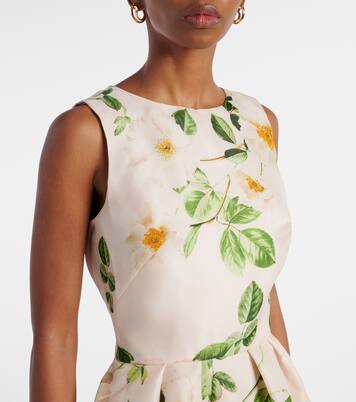 Midikleid aus Seidensatin | Monique Lhuillier