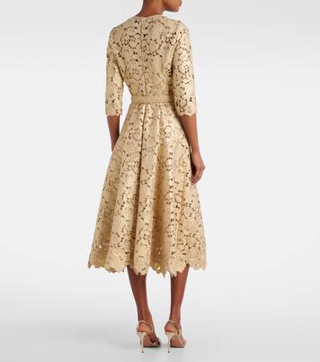 Vestido de cóctel de guipur | Oscar de la Renta