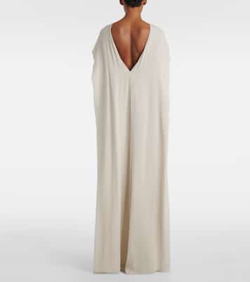 Abito lungo in georgette di seta | Dries Van Noten