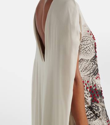 Abito lungo in georgette di seta | Dries Van Noten