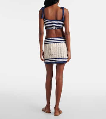 Cropped-Top Coastal aus Häkelstrick | Anna Kosturova