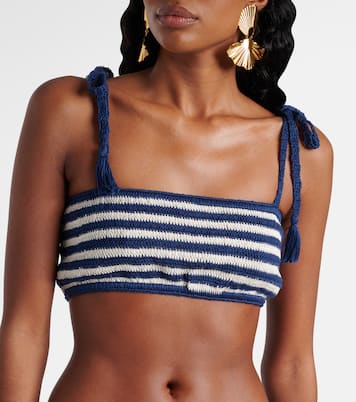 Cropped-Top Coastal aus Häkelstrick | Anna Kosturova