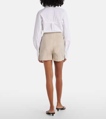 Abisso virgin wool canvas shorts | Max Mara