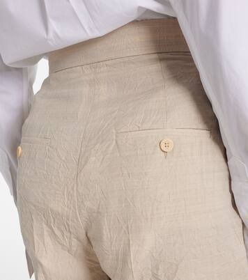 Abisso virgin wool canvas shorts | Max Mara