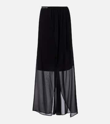 Wickelrock aus Seiden-Georgette | Christopher Esber