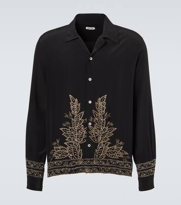 Chemise Beaded Epoque en soie | Bode