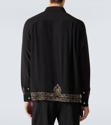 Chemise Beaded Epoque en soie | Bode