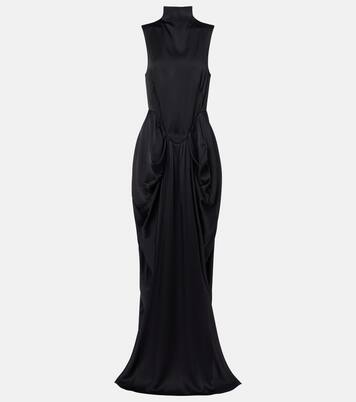 Robe longue en satin | Stella McCartney