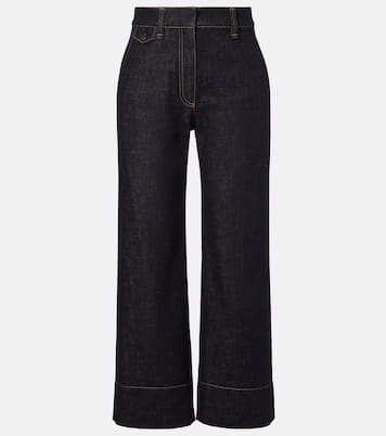High-rise wide-leg jeans | Brunello Cucinelli