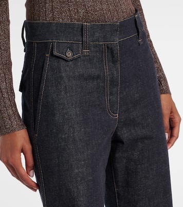 High-rise wide-leg jeans | Brunello Cucinelli