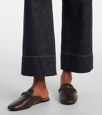 High-rise wide-leg jeans | Brunello Cucinelli