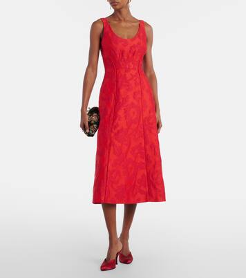 Robe midi Labrina en jacquard | Emilia Wickstead