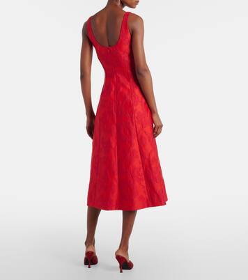 Robe midi Labrina en jacquard | Emilia Wickstead