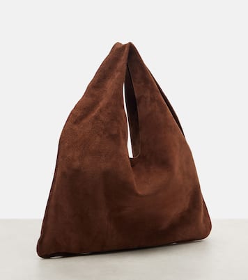 Bindle Small suede tote bag | The Row