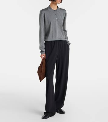 Bindle Small suede tote bag | The Row