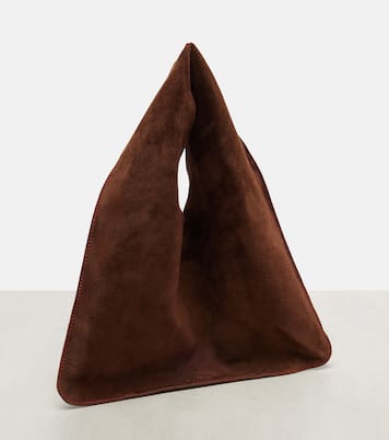Bindle Small suede tote bag | The Row