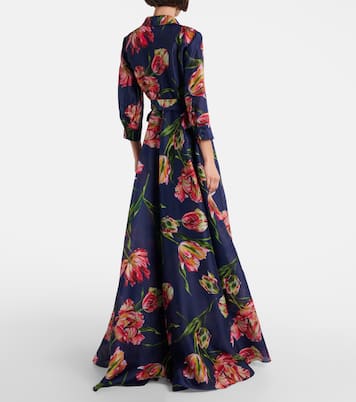 Floral gazar gown | Carolina Herrera