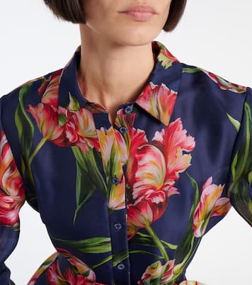 Floral gazar gown | Carolina Herrera