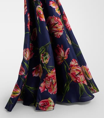 Floral gazar gown | Carolina Herrera