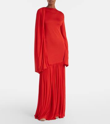 Sara draped jersey gown | Calvin Klein Collection