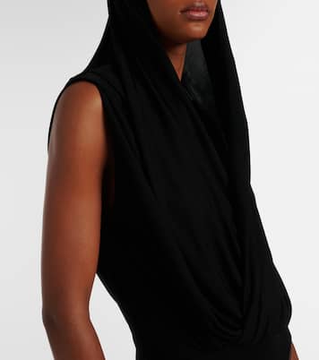 Draped jersey bodysuit | Alaïa