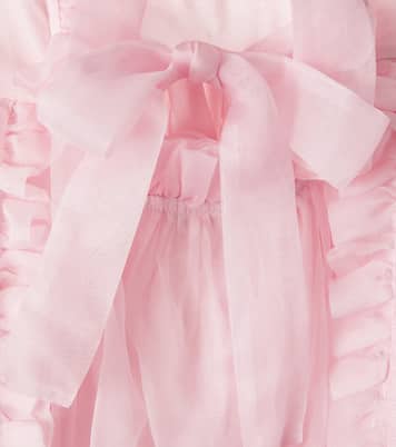 Bow-detail silk organza dress | Petite Amalie  