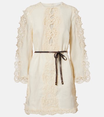 Robe Akawen brodée en lin | Zimmermann