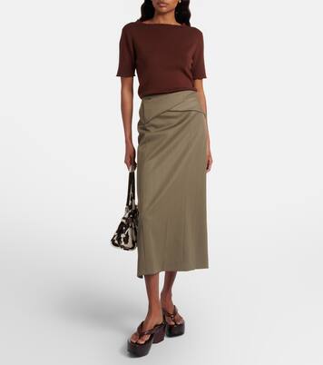 Cotton, silk, and cashmere sweater | Jardin des Orangers