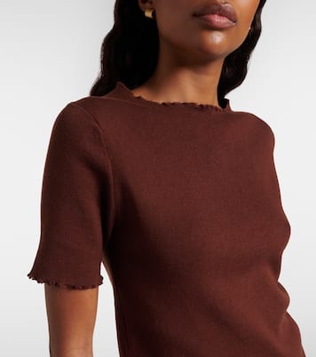 Cotton, silk, and cashmere sweater | Jardin des Orangers