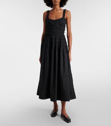 Midikleid Marianne aus Baumwollpopeline | Dôen