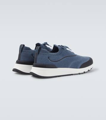 Techno knitted sneakers | Brunello Cucinelli