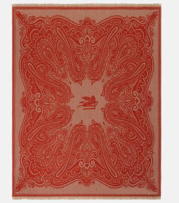 Paisley wool jacquard throw | Etro